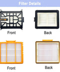 All In One Robot Vacuum Accessory Kit For AI Models AV2501S AV2501AE RV2502AE RV2610WA filters front and back view