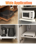 Smooth As Butter Heavy Duty Soft Close Undermount Drawer Slides For Kitchen Cabinets with appliances and shelves.