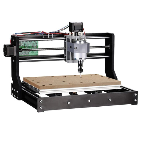 CNC Spoilboard Table For 3018 Router Machine, Compatible With 3018 Pro, 30 By 18 By 1.2 Cm MDF Surface With M6 Holes installed