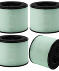 4 Pack Main Filter Replacement For PARTU BS08 AerClear Air Purifier With 3 In 1 Filtration System Including Main Filter And Activated Carbon Filter High Compatibility With Clarifion AerClear Purifiers