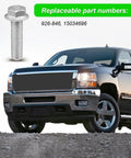 Heavy Duty Truck Bed Mounting Hardware Bolts For Chevy Silverado Gmc Sierra 1500 2500 3500 Hd Classic Rig Ready Bed Frame Repair Kit 8 Piece Set Built Like A Tank bolt shown alongside truck on rough terrain.