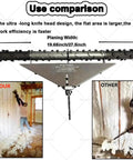 Foam Insulation Cutting Tool For Efficient Removal And Smooth Finishing In Construction Projects With A Beefed Up Extra Long Cutter Head