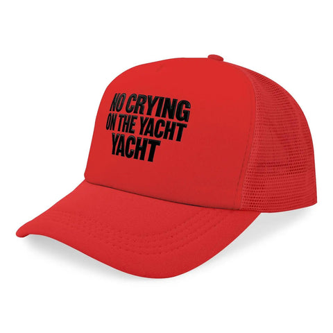 Red Lightweight Baseball Cap For Women And Men All Season Casual Hat With Yacht Style Vibe Breathable Fit Everyday Wear On The Go Affordable Comfort Simple Yet Slick Sun Shield