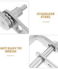 Heavy Duty Stainless Steel Pivot Door Hinge With Auto Close Function, Concealed Half Waist Design, Dual Rotation For Interior Doors