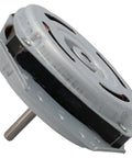 Side view of Model Specific Dishwasher Circulation Motor Replacement For 4681ED1004B And 4681ED1004D showing metal housing