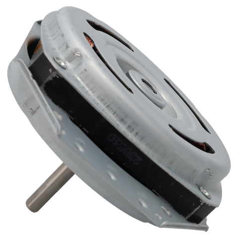 Side view of Model Specific Dishwasher Circulation Motor Replacement For 4681ED1004B And 4681ED1004D showing metal housing