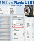 Bright Field And Dark Field Electron Metallographic Microscope With 25MP USB 3 Imaging Camera And Free Pro Grade Image Software For Precise Metallography Analysis USB3.0 Sony sensor and software screen