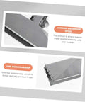 Close-up of Chrome Vanadium steel construction on 6 Inch Manual Sheet Metal Bender Duckbill Pliers For Bending And Shaping