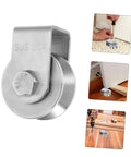 Stainless Steel Fixed Pulley Bearing For Sliding Doors And Gates, Heavy Duty Wall Mounted Pulley System With Smooth Grooves for various installations