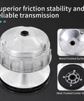 Primary Drive Clutch Replacement For EZGO TXT And RXV Golf Carts 2010 And Up Built Tough Aluminum Alloy And High Pressure Casting For Durability Replaces 672686 618684 644299 Fits EZGO TXT RXV 2010 Up Ready For Road silver drive clutch with metal finish and heat-treated center shaft