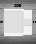 Dimensions of Half Inch Drive Impact Socket 34mm Deep 6 Point for axle nut removal, side and top views