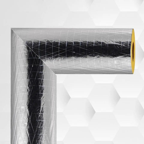 Heavy Duty Rock Wool Pipe Shell High Temperature Insulation For Steam Boiler Pipes With Aluminum Silicate Glass Wool Sleeve 1 Meter