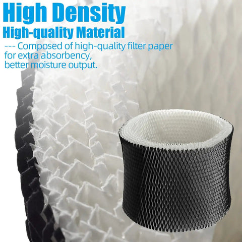 Humidifier Filter D Replacement For Holmes Sunbeam Honeywell Humidifiers 2 Pack High Density Filter close-up with texture detail