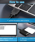 USB 125kHz RFID Card Reader With EM4100 Support, plug and play proximity sensor for Linux, Windows, Mac, IOS in use setup steps.