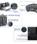TX16S MKII V4 Transmitter With Hall Gimbals And ELRS 2.4G Wireless System showing ports and design updates