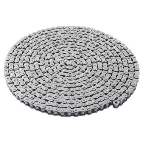 428 Roller Chain Kit For Sliding Gate Opener, 20 Feet, 474 Links With Chain Breaker Tool, 08B Standard Chain shown coiled