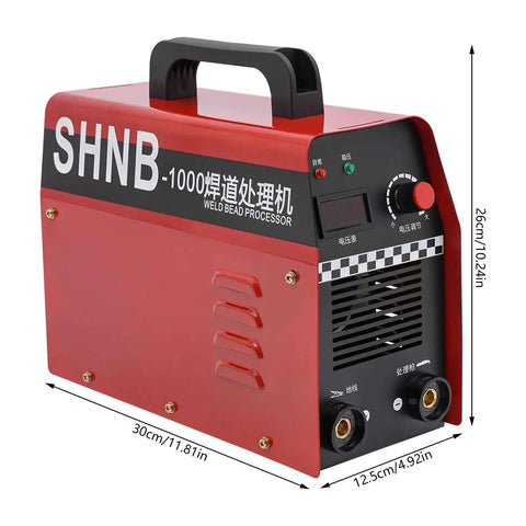 Heavy Duty 1000W Metal Polishing Tool With Adjustable Voltage, LED Display, And Efficient Heat Dissipation, Portable Weld Cleaner