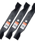 Mower Blades For Husqvarna 48 Inch Deck Zero Turn Riding Mower Z248F YTH Series Replacement Beefy High Lift Sixteen Five Eighths Inch Fits MPN 588811002 532180054