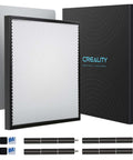 Creality honeycomb laser bed 320x320mm with steel sheet and 12 raisers, front view for Falcon laser cutter