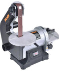 Allwin Benchtop Mini Disk and Belt Sander for Precise Finishing displaying sanding surfaces.
