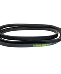 OEM VBelt M151276 5/8 inch wide 97 inch long for X500 X520 X530 X534 X540 X590 tractor models and MT series tillers, close-up view