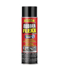Front view of Rubber Flexx Waterproof Repair Sealant Spray Point And Spray To Seal Cracks Holes Leaks Corrosion And More Black 18oz