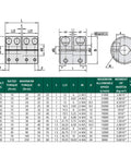 Rigid Shaft Coupler 20mm OD, 25mm Length, Bore 6mm To 6.35mm, Aluminum Alloy Anodized Coupling For Power Transmission Systems, Precision H7 Fit, Built Tough Shaft Connector For Machinery technical drawing