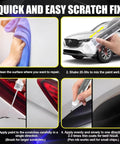 Mazda Jet Black Mica 41W Touch Up Paint 2 In 1 Scratch Repair Kit With Pen Tip And Brush Color Matched No Fuss Quick Easy Fix guide