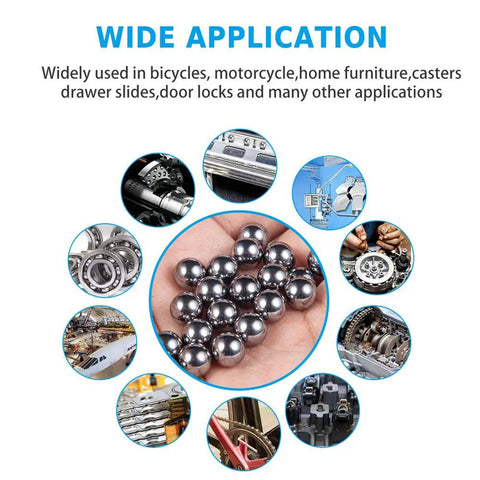 200 Pieces Precision 5mm Stainless Steel Bearing Balls G25 304 Stainless Non Magnetic for High Performance Machines DIY