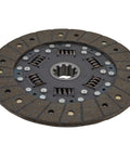 Flathead Ford Nine Inch Clutch Disc With One Three Eighth Inch Ten Spline Hub Packs Tough Organic Friction for V8 hot rods.
