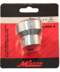 Front view of Three In One One Quarter Inch FNPT Hose Manifold for Supplying Three Air Tools Packaging