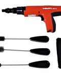Heavy Duty Semi Auto Powder Actuated Fastening Tool For Concrete, Wire Mesh, And Tight Spaces, 0.27 Caliber with accessories
