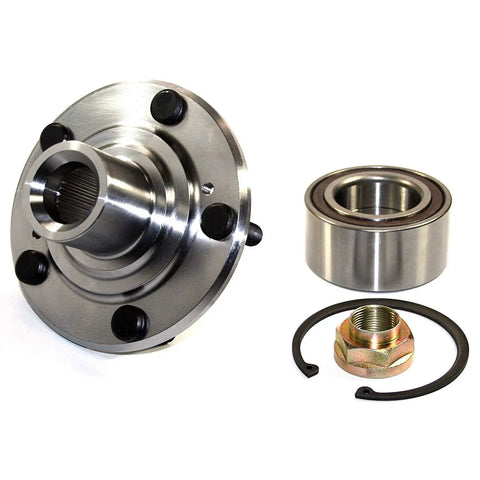 Wheel Hub And Bearing Repair Kit With New Hub Sealed Bearing Wheel Studs Snap Ring And Axle Nut Model 295 96026 components
