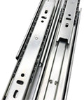 Close-up of 12 Inch Drawer Slides Set 6 Pairs Pro Grade Soft Close Heavy Duty Full Extension Ball Bearing Side Mount Rails Glides 100 Lb Capacity