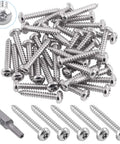 Built Tough Top Shelf Size 10 X 1 Inch Button Head Torx Security Screws Tamper Resistant Sheet Metal Fasteners With T25 Bit 304 Stainless Steel