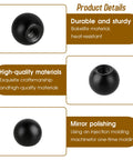 20Pcs M4 Thread Cap Nuts Knob Screws for Light Fixtures Decorative Screw Caps Steel Ball Nut Covers