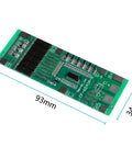 Heavy Duty 3 Pack 6S 24V 18650 Lithium Battery BMS Board with balance circuit, dimensions 93mm x 34mm, designed for solar builds.