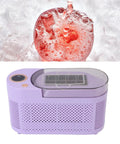 Compact Counter Ice Maker Cranks Out Eight Chill Cubes Quick And Slick Lil Build Nestles Easy On Kitchens Or Car Dashboards