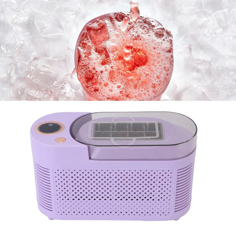 Compact Counter Ice Maker Cranks Out Eight Chill Cubes Quick And Slick Lil Build Nestles Easy On Kitchens Or Car Dashboards