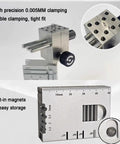 Mini Bench Vise Table Clamp for Model Making and Jewelry Crafting with precision features and built-in magnets
