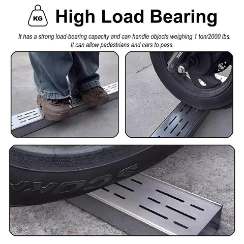 DIY Friendly Customizable Stainless Steel Linear Drain System For Driveways Pools And Lawns Slender Trench Drain 2x2 Inch Channel Gutter Solution With Flexible 90 Degree Corners T Shaped Configurations Four Way Joints And End Plug