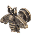 Set Of 10 Vintage Gold Bee Shaped Cabinet Knobs Made From Zinc Alloy Hardware For Cabinets And Dressers Retro Bronze Finish