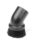 2-1/2 Inch Dusting Brush Vacuum Attachment for Wet Dry Vacuums, black bristles and angled design for crevice cleaning
