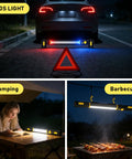 Rechargeable LED Work Light Bar With Magnetic Mount 5200mAh Battery 3000 Lumen Under Hood Mechanic Light for emergency and outdoor use.
