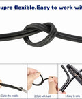 12/2 Gauge Low Voltage Landscape Wire, 200 Feet Outdoor Lighting Cable, 12 AWG 2-Conductor Direct Burial; flexibility shown