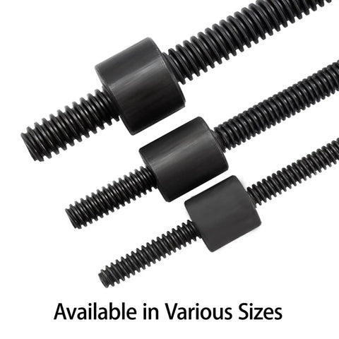 Premium T45 Trapezoidal Lead Screw 45mm Diameter X 6mm Pitch Measuring 1140mm Long With Matching Nut Built Tough Carbon Steel Heavy Duty Craftsmanship Ready To Roll For 3D Printers And CNC Systems