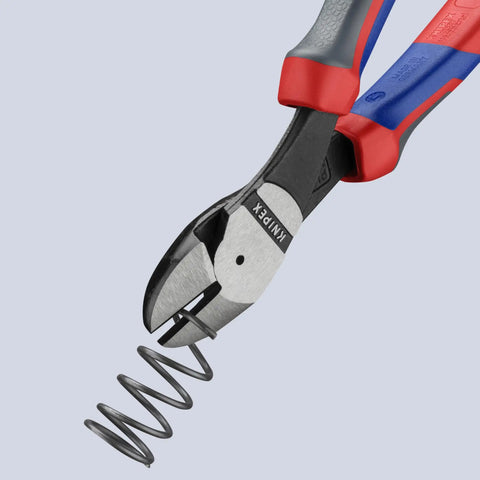 High Leverage Angled Diagonal Cutter 8 Inch With Comfort Grip Handles Built For Tight Angles And Rough Jobs Delivers 20 Percent Less Effort