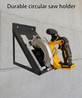 Power Tool Holder Wall Mount Organizer For Home Shop And Garage, Heavy Duty Tool Storage Hanger with circular saw on wall