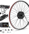 Beefy 48V 500W 750W Rear Hub Motor Kit For E Bike With Battery And Display Options Waterproof IPX5 Whisper Quiet