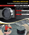 All-In-One Front Cover Crankshaft Seal Installer Kit With 5046 Wear Sleeve Installer And 3802820 Oil Seal Kit Plus Killer Dowel Pin KDP Repair Kit For Cummins 3.9L 5.9L 6.7L Diesel Engines